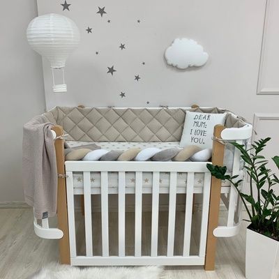 Стьобаний бортик на три сторони Монако капучино 0794243 фото
