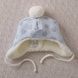 Шапочка "Амурчик-2" Хлопчик Капітон, махра, блакитна 219831541865206 фото 2