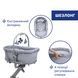 Ліжечко-стільчик 5 в 1 Chicco Baby Hug Pro 87076.40 фото 8