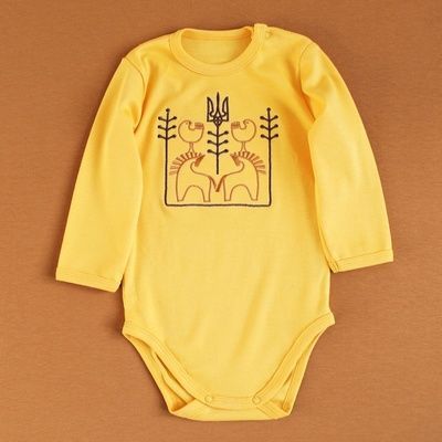 Дитячий боді з сучасним етноорнаментом Воля 35404 фото