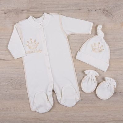Чоловічок BetiS "BetiS baby" Молочний Інтерлок 27082272 Зріст 50 16204 фото
