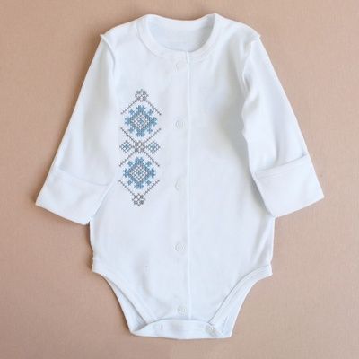 Вишитий боді для новонароджених 38326 фото