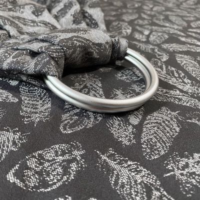 Слинг с кольцами жаккардовый серый Feathers 11-11sling102 фото