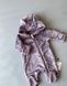 Комбінезон плюшевий ведмедик "Purple Gray" 3763415760151587 фото 3