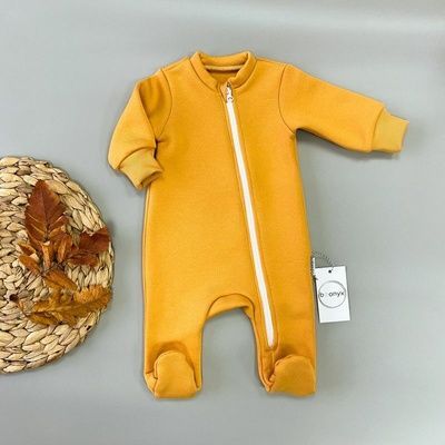 Утеплений комбінезон із начосом "Mustard" 3530515706231590 фото