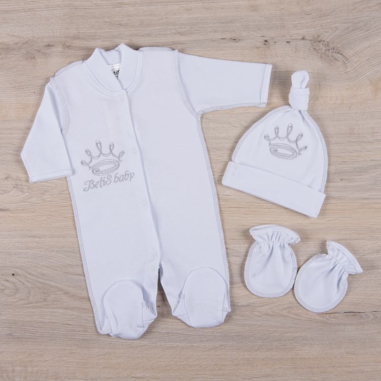Чоловічок BetiS "BetiS baby" Білий Інтерлок 27684687 Зріст 62 3450815685371285 фото