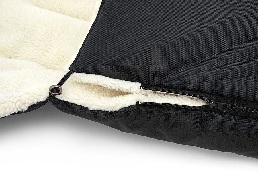 Зимовий конверт Babyroom Wool N-8 black чорний 626123 фото