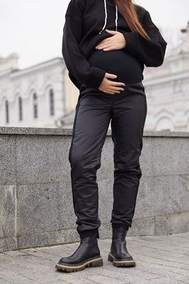 Теплі штани для вагітних Alesund - Чорний, 4XL LB12AL136_6 фото