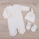 Чоловічок BetiS "BetiS baby" Молочний Інтерлок 27684688 Зріст 62 3450915685401285 фото 2