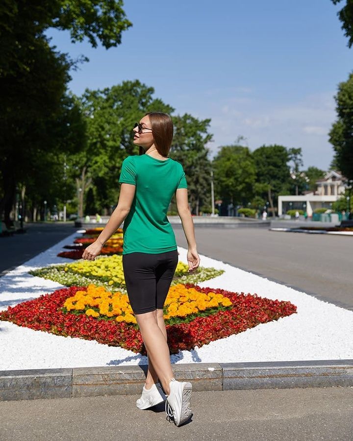 Футболка для вагітних та годуючих Valencia - Зелений 44633158182056 фото