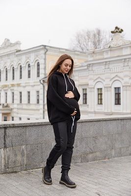 Теплі штани для вагітних Sligo - Чорний, 3XL LB12SL1366 фото
