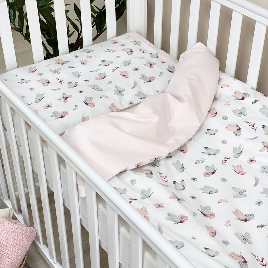 Змінна постіль Baby Dream Метелик рожево-мятний 0303392 фото