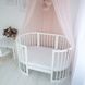 Овальне ліжечко Royal Sleep 9в1 Біле 26-2597 фото 4