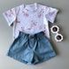 Набір: шорти "Jeans" + футболка "Cherry Blossom" 3629315732971587 фото 1